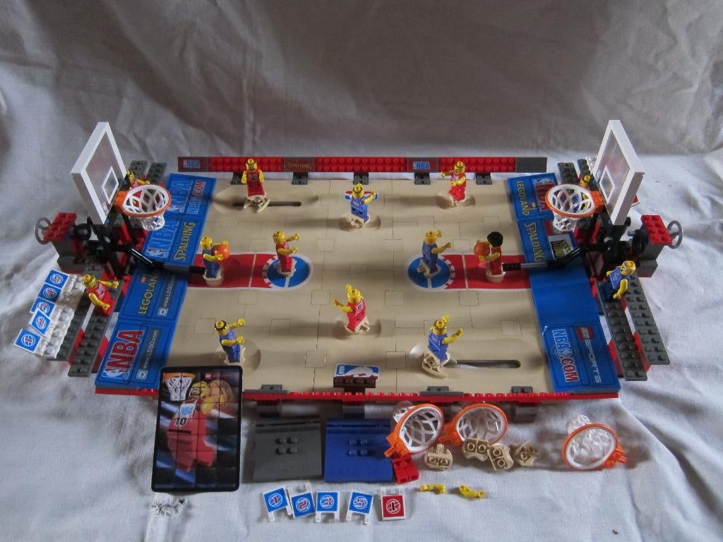 lego 3432 basketbal set + extras, Overige thema's, Lego, Ophalen of Verzenden, Zo goed als nieuw