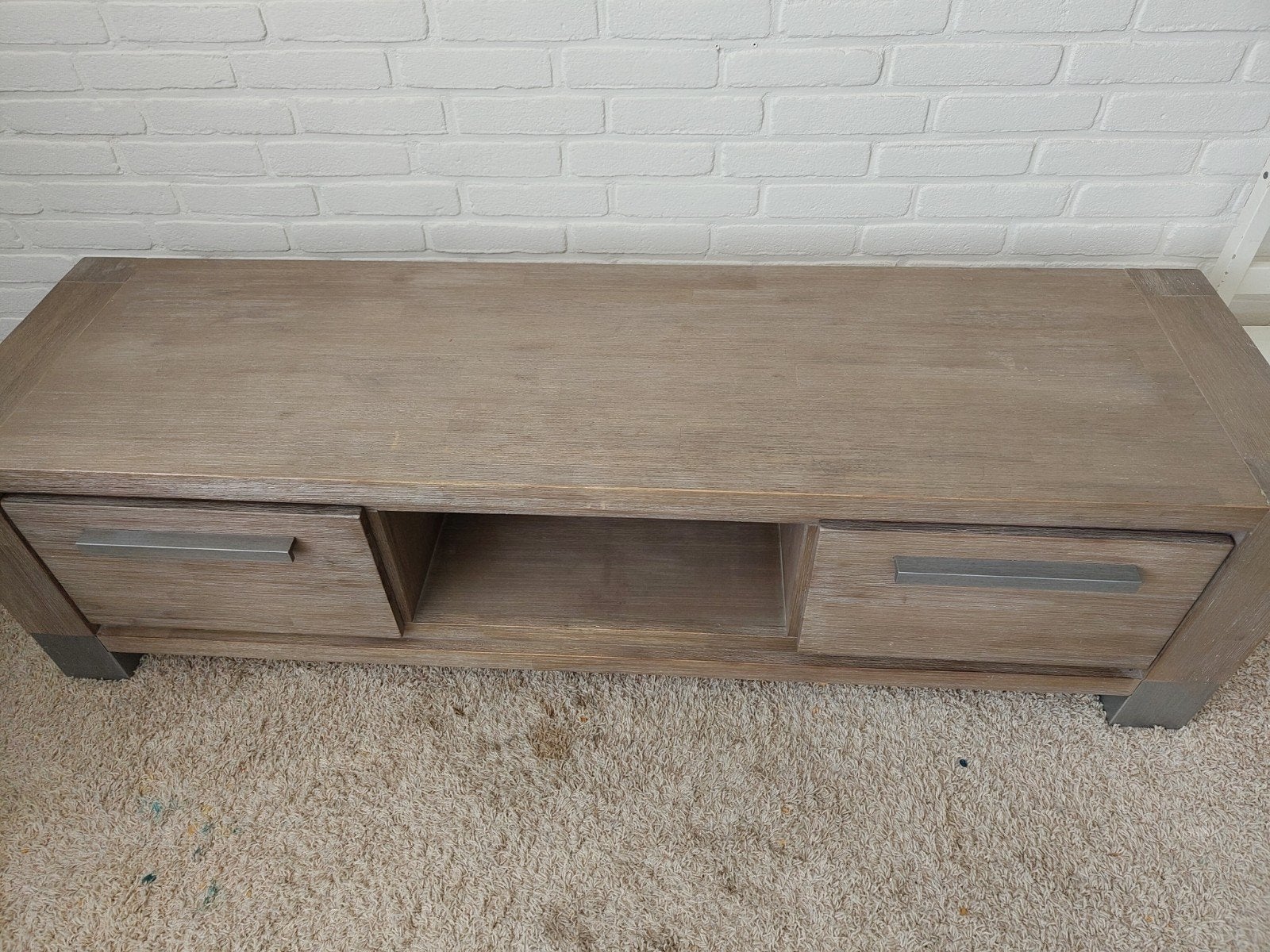 televisie meubel 45x160, Ophalen, Gebruikt, 150 tot 200 cm, Minder dan 100 cm