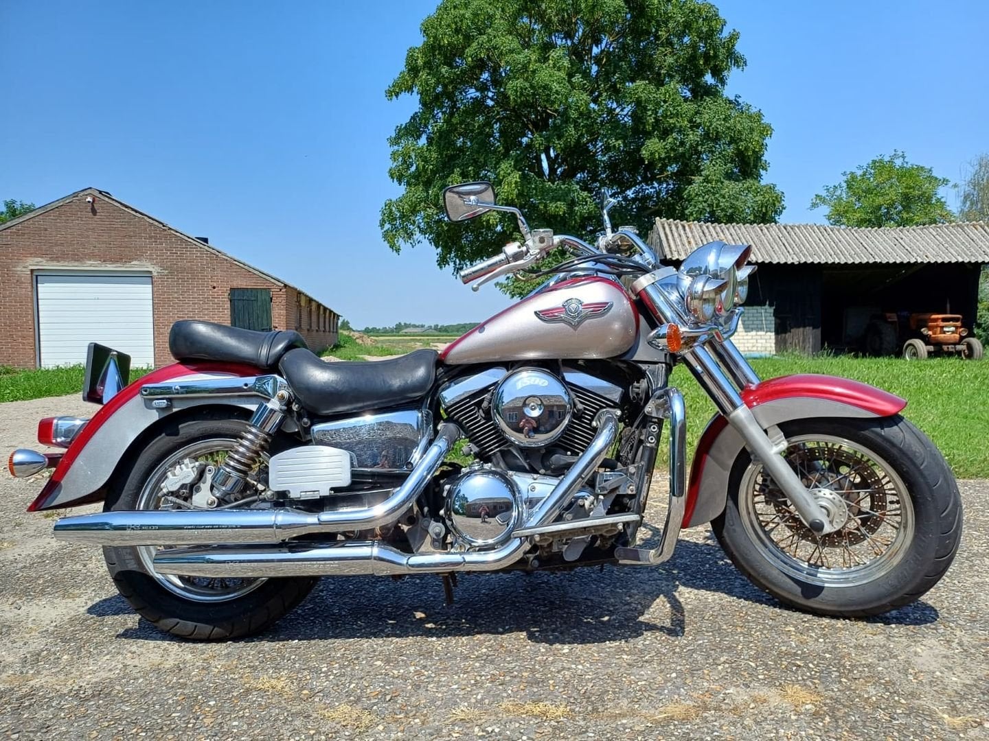 KAWASAKI VN 1500 CLASSIC slechts 16.230 KM & 1e eigenaar, 2 cilinders, Bedrijf, Onbekend, KAWASAKI