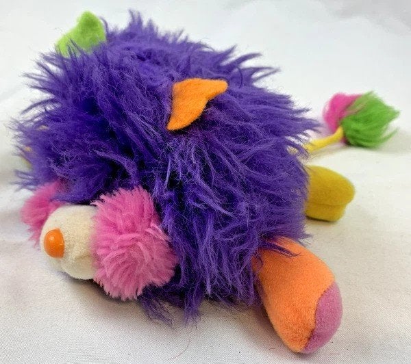 Mattel Puffling Popples paars vintage 1986 pluche knuffel G1, Overige merken, Overige typen, Zo goed als nieuw, Middelgroot (20 tot 80 cm)