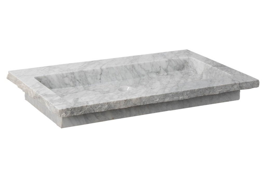 Mooie badmeubelset 80 cm met écht marmeren wastafel, Ophalen, Nieuw, 50 tot 100 cm, Minder dan 100 cm