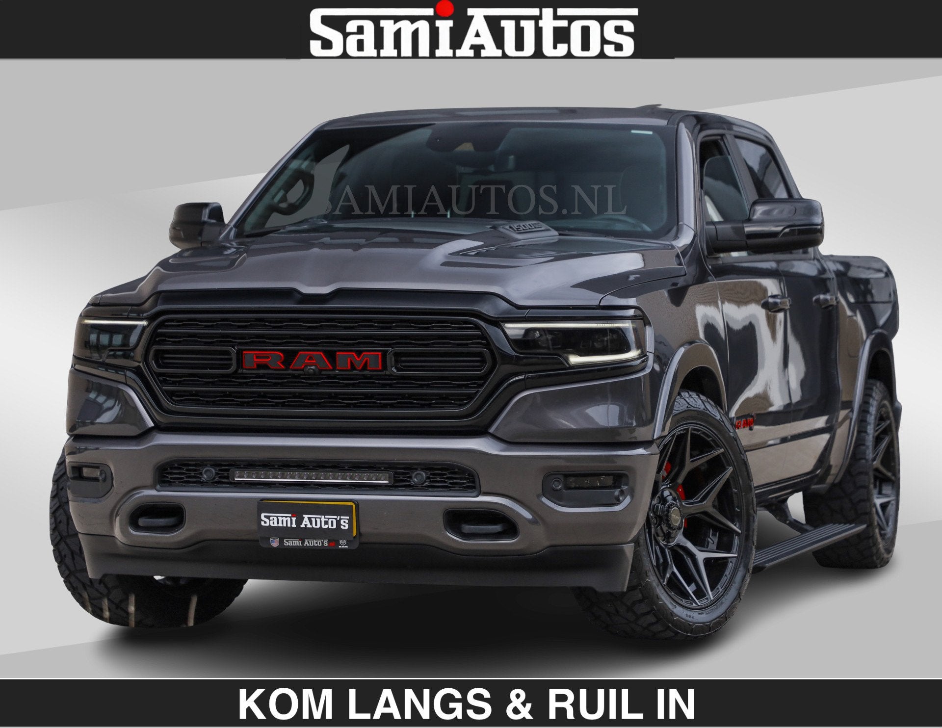 Dodge Ram MARGE + INCL BPM | LIMITED RED LINE 5.7 V8 HEMI |, Auto's, Automaat, Dealer onderhouden, Gebruikt, 5654 cc