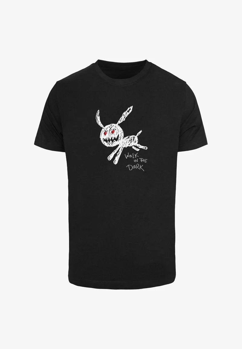 NIEUW Mister Tee - Walk In The Dark - zwart t-shirt XS, Kleding | Heren, T-shirts, Ophalen of Verzenden, Nieuw, Overige maten