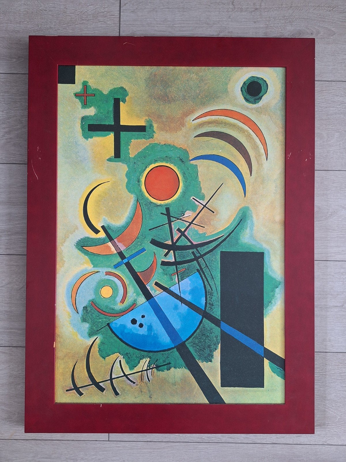 Ingelijste Wassily Kandinsky prent
Zoals u kan zien op de f, Verzamelen, Ophalen of Verzenden, Zo goed als nieuw, Prent