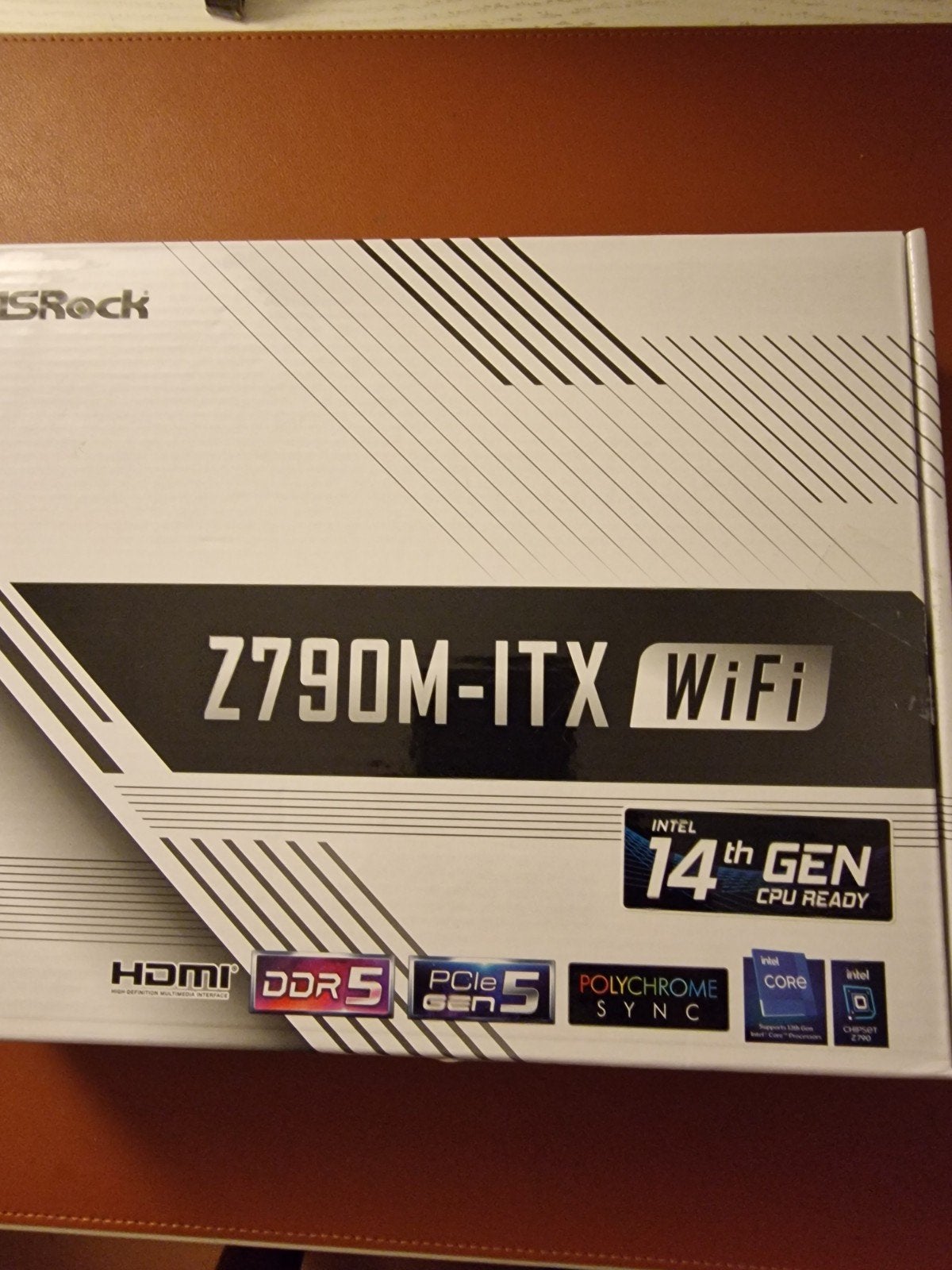AS ROCK Z790M -ITX  MOEDERBORD , DDR5 ,14 de generatie nieuw, LGA 1700, Nieuw, Ophalen of Verzenden, Mini-ITX