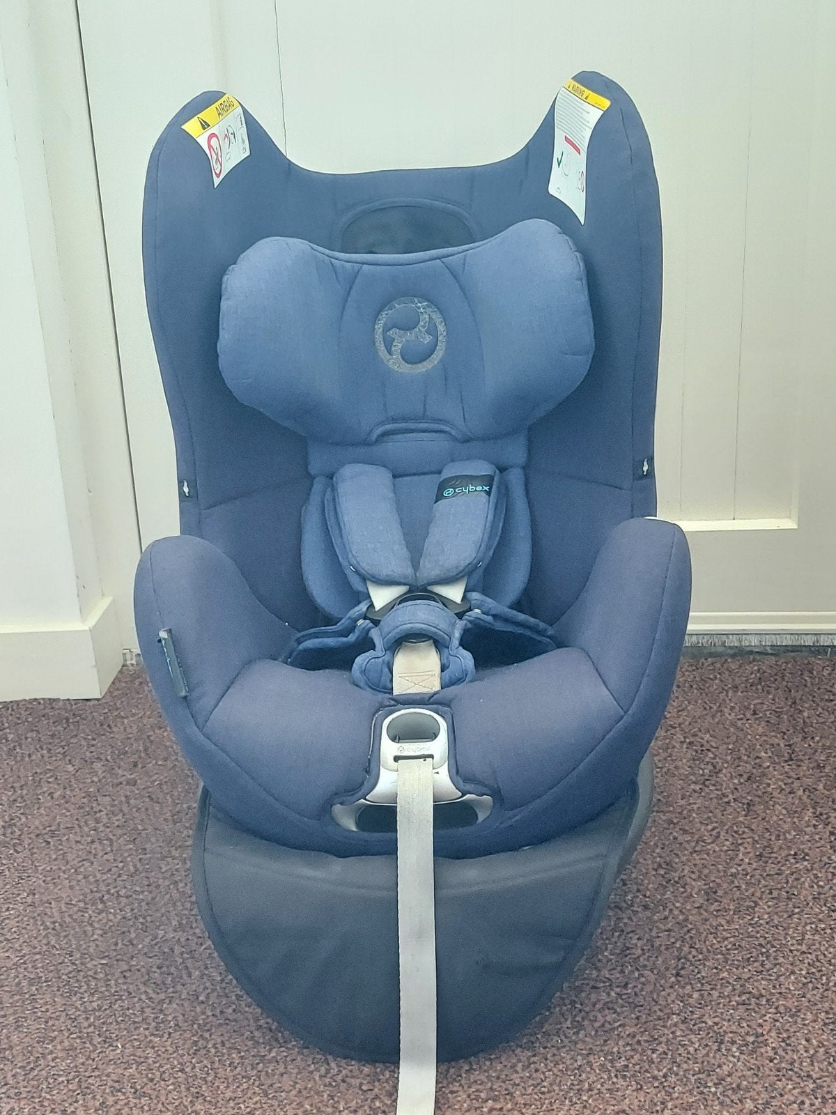 Cybex Sirona autostoel met Isofix en draaiplateau, Verstelbare rugleuning, Gebruikt, 0 t/m 18 kg, Isofix