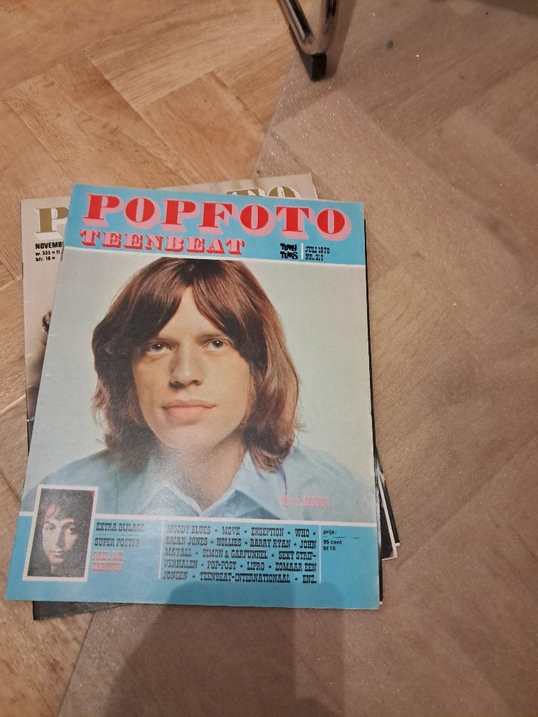 Popfoto - Incl. een zgan Superposter van Paul McCartney, Verzenden, Zo goed als nieuw, Boek, Tijdschrift of Artikel