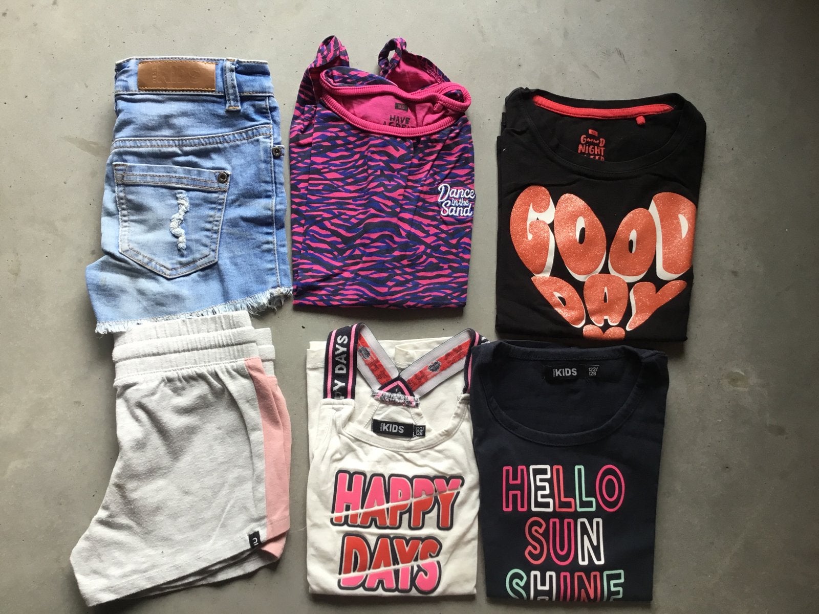 Meisjes zomerkleding pakket maat 122 - Gebruikt, Kinderen en Baby's, Kinderkleding | Maat 122, Ophalen of Verzenden, Gebruikt