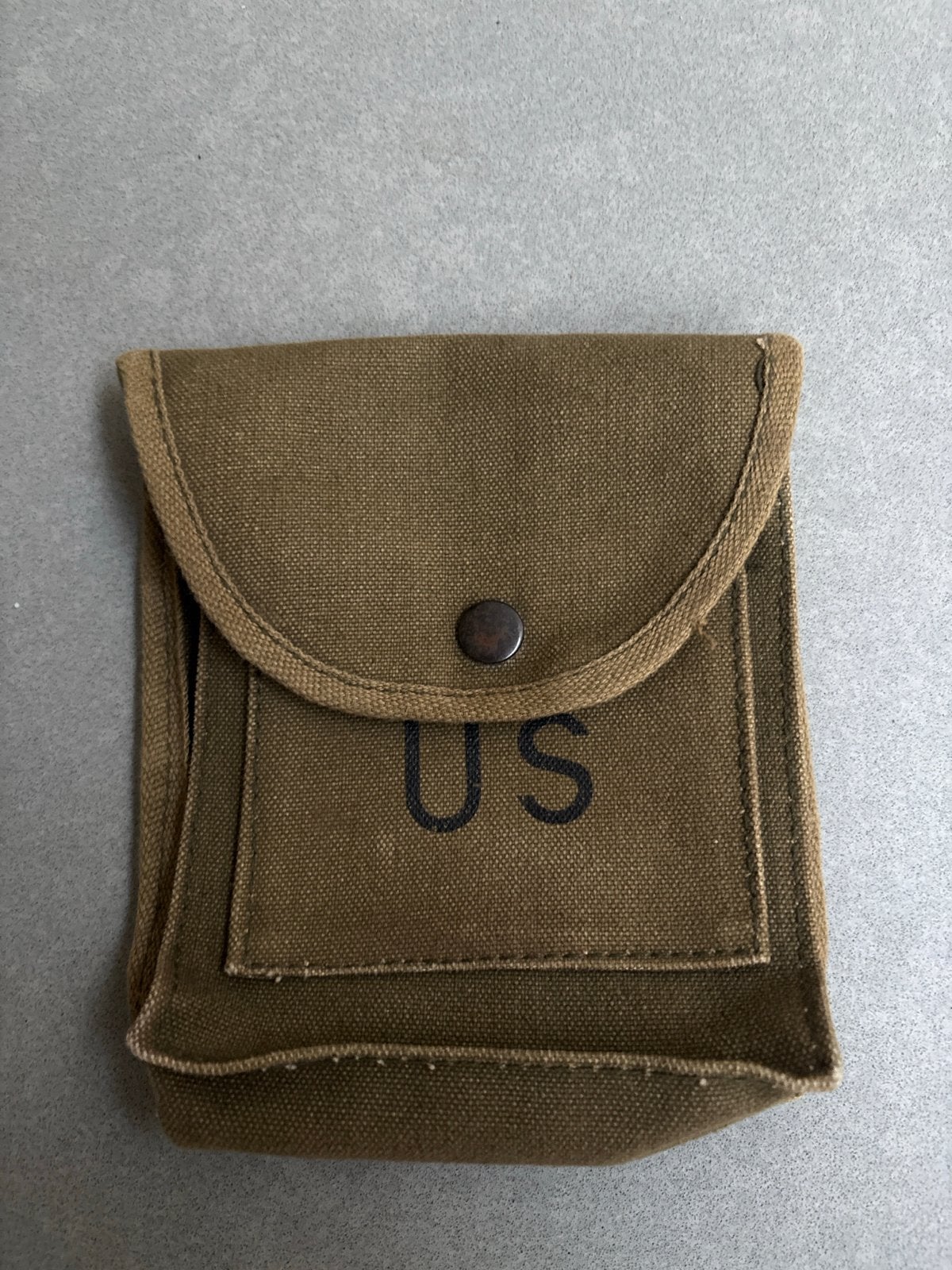 US Leger Pouch - Vintage Militair Zakje, Ophalen of Verzenden, Landmacht, Amerika, Overige typen