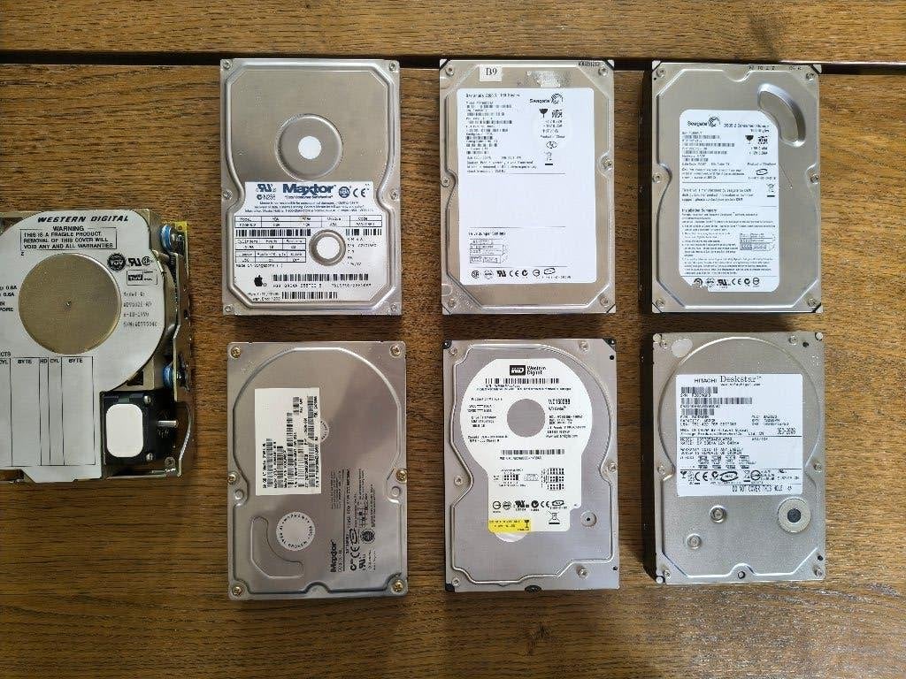 12 retro IDE/PATA harde schijven (3.5" PC & 2.5" Laptop), Computers en Software, Ophalen of Verzenden