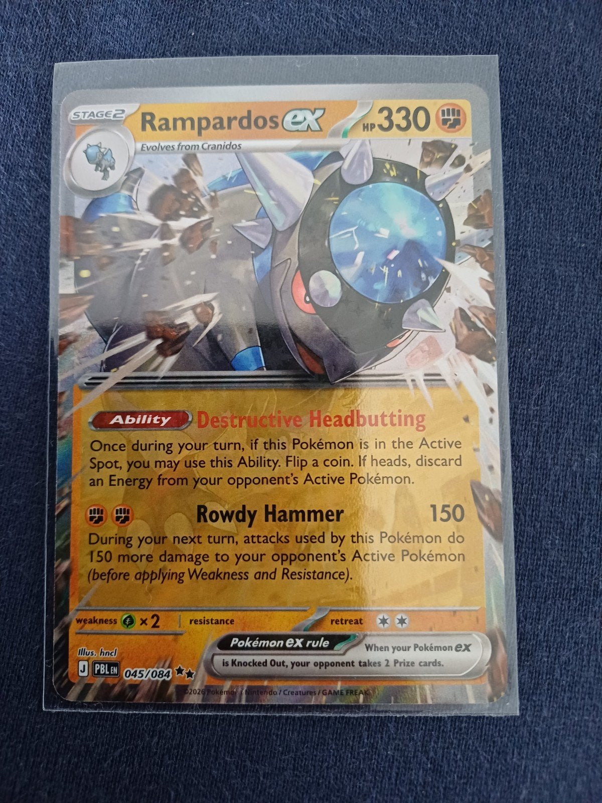 Ramparados EX 045/084 Pitch black, Ophalen of Verzenden