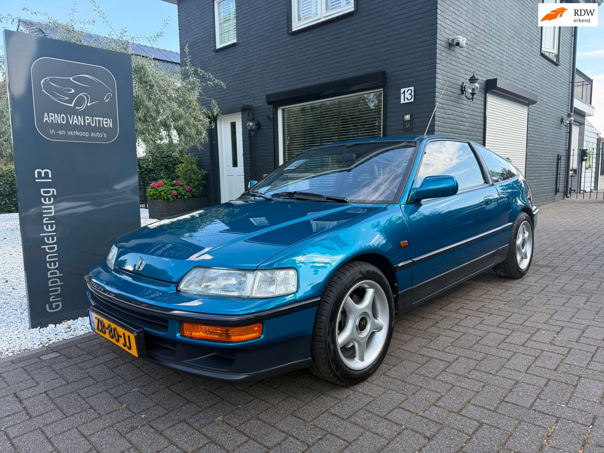 Honda Civic Crx 1.6i CRX VTEC origineel Nederlands!, Voorwielaandrijving, Gebruikt, Zwart, 4 cilinders