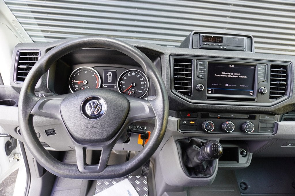Volkswagen Crafter Dubbellucht 3500kg L3H3 L2H2 Glasresteel, Auto's, Achterwielaandrijving, Gebruikt, Start-stop-systeem, 4 cilinders