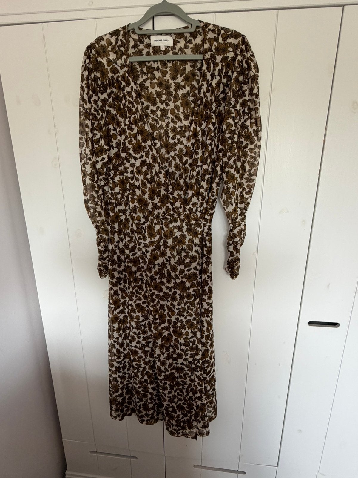 Fabienne chapot jurk Natalie Dress L, Kleding | Dames, Jurken, Beige, Maat 42/44 (L), Ophalen of Verzenden, Zo goed als nieuw