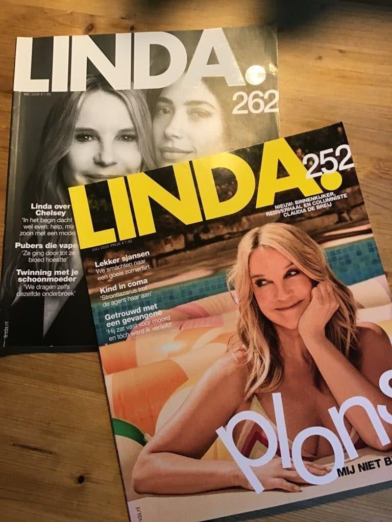 LINDA Magazine (2x), Ophalen of Verzenden, Zo goed als nieuw, Damesbladen