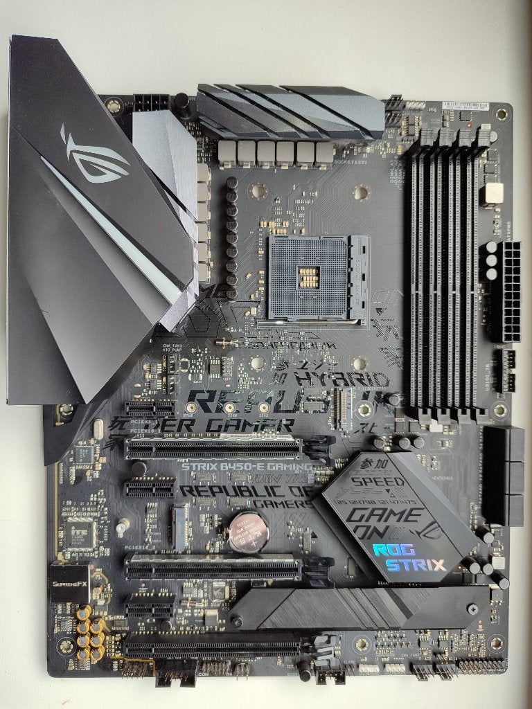 ASUS ROG Strix B450-E Gaming, Gebruikt, DDR4, Ophalen of Verzenden, Socket AM4