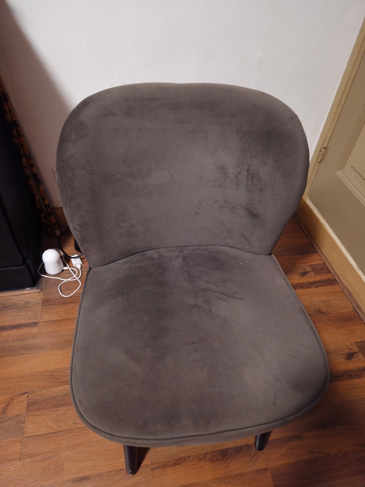 Fluwelen cocktail stoel, Ophalen, 50 tot 75 cm