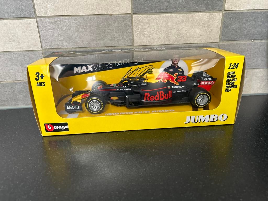 Aston Martin Red Bull Racing RB14 Max Verstappen 1:24, Hobby en Vrije tijd, Modelauto's | 1:24, Ophalen of Verzenden, Nieuw, Auto