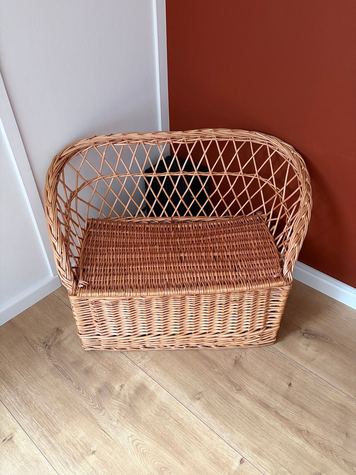 Rotan kinderbankje met opbergruimte, Ophalen, Gebruikt, Overige typen