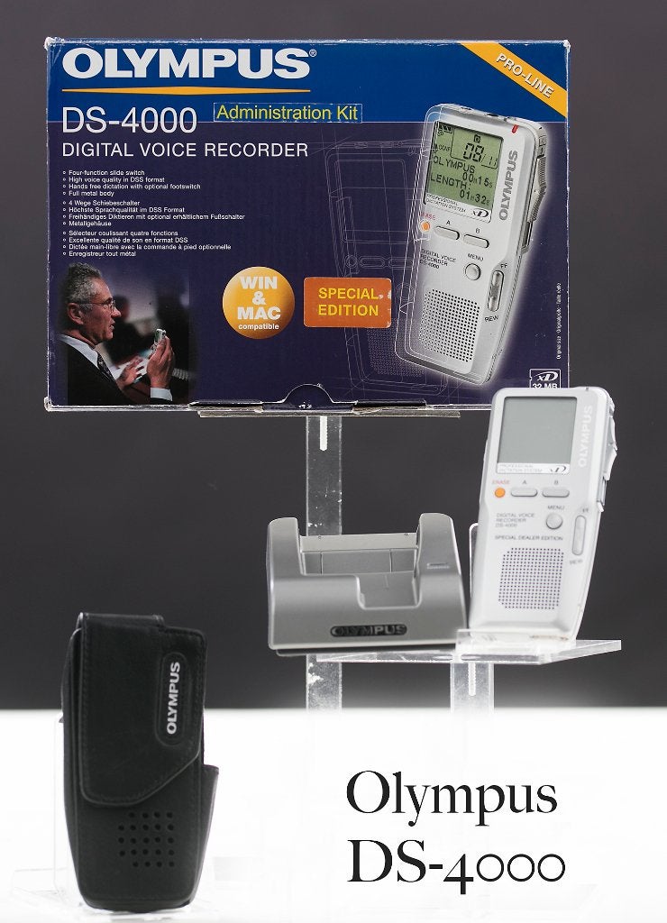 Olympus Voice Recorder DS-4000 LEES GOED S.V.P.! NIEUW STAAT, Ophalen of Verzenden, Zo goed als nieuw, Audio