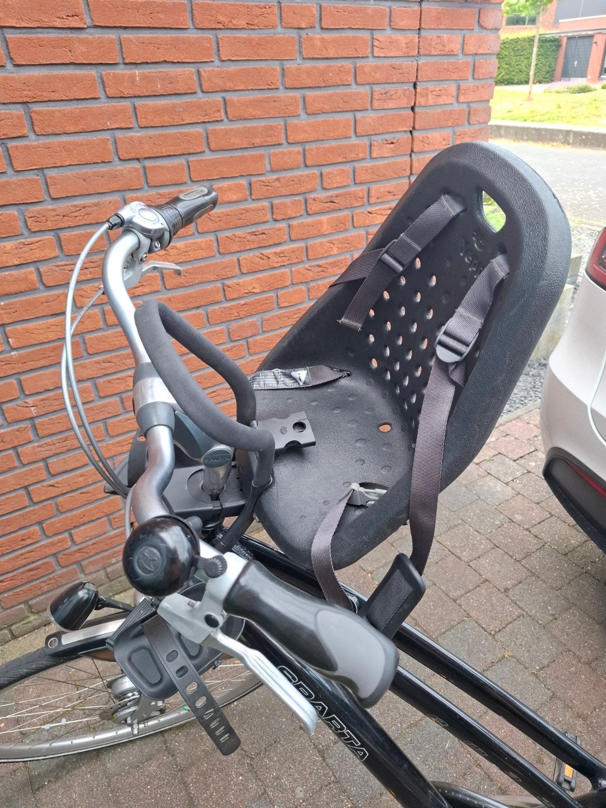 Yepp Mini fietsstoeltje voor, nette staat., Yepp, Voorzitje, Ophalen of Verzenden, 0 t/m 13 kg