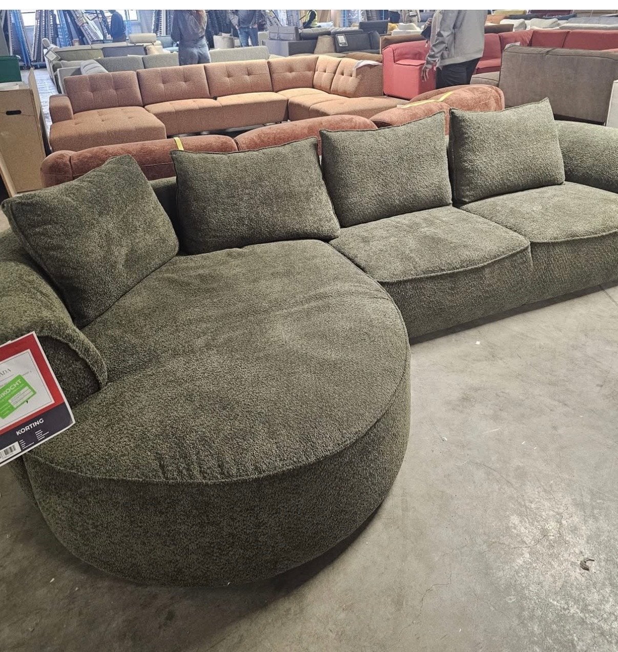 GEZOCHT! Goossens Jada Loungebank, Huis en Inrichting, 250 tot 300 cm, 100 tot 125 cm, Hoekbank, Ophalen of Verzenden