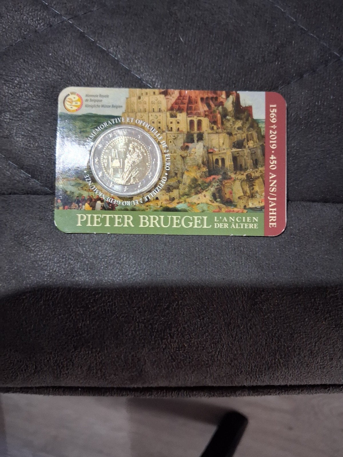 coincard 2 euro Pieter Bruegel, Postzegels en Munten, Ophalen of Verzenden