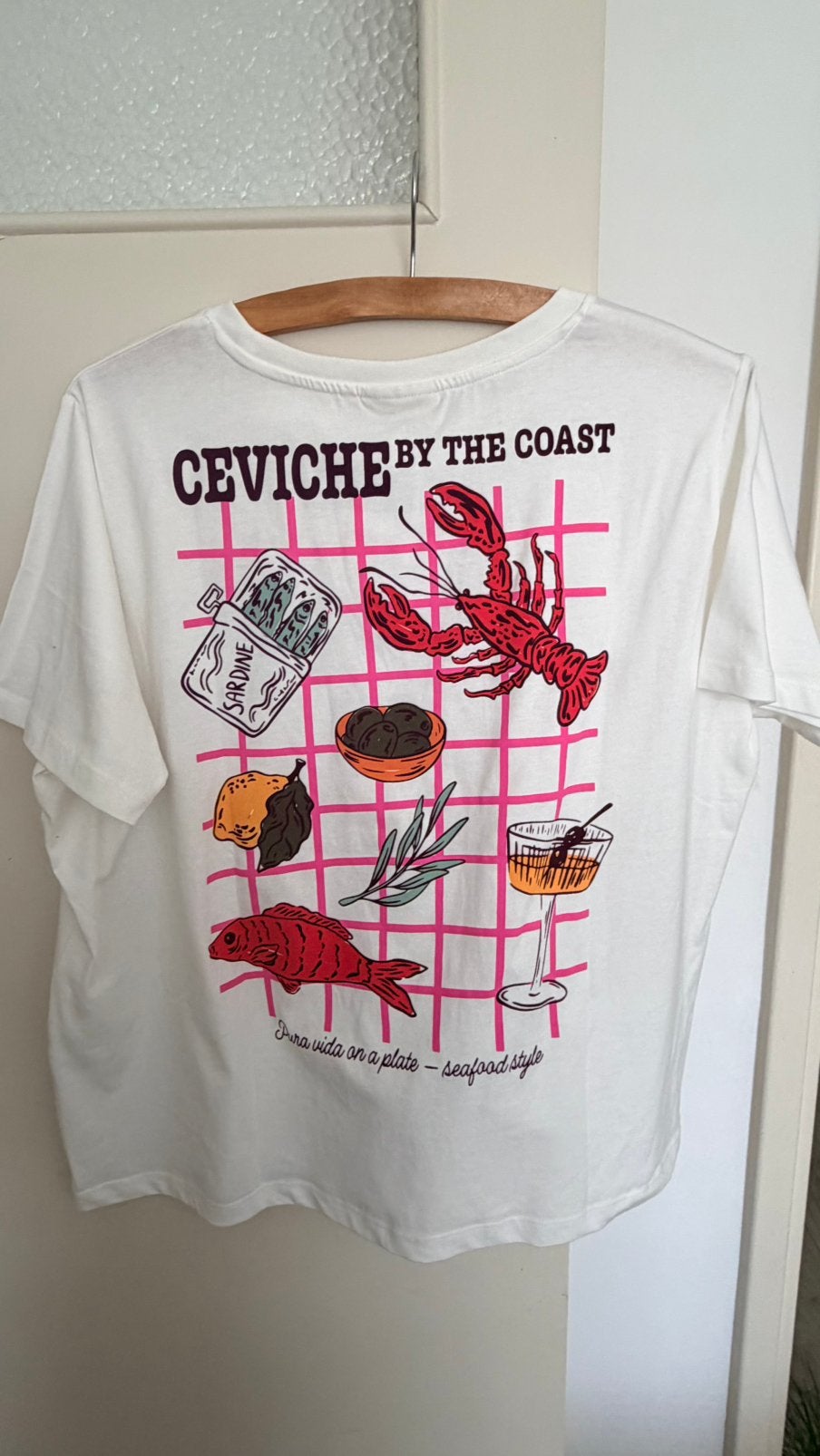 Nieuw: gaaf T-Shirt van Ernstings family maat XL, Wit, Maat 46/48 (XL) of groter, Ophalen of Verzenden, Zo goed als nieuw