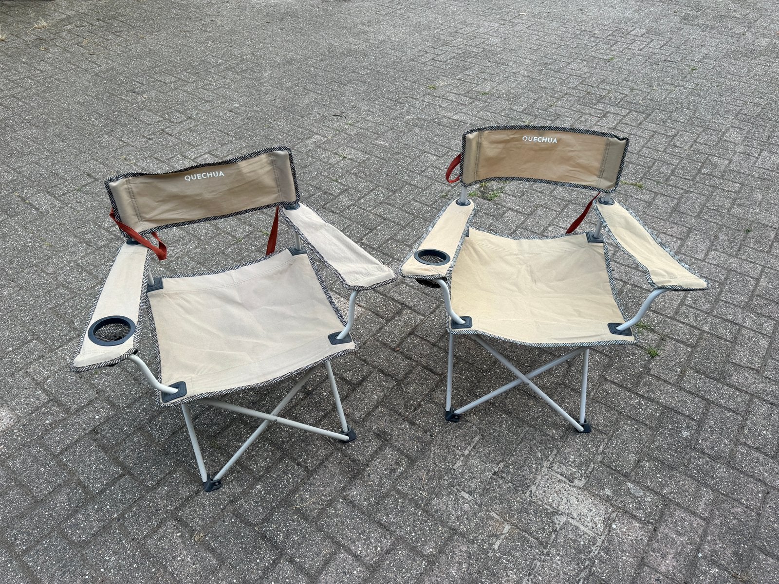 Quecha kampeerstoeltjes, Ophalen, Zo goed als nieuw, Campingstoel