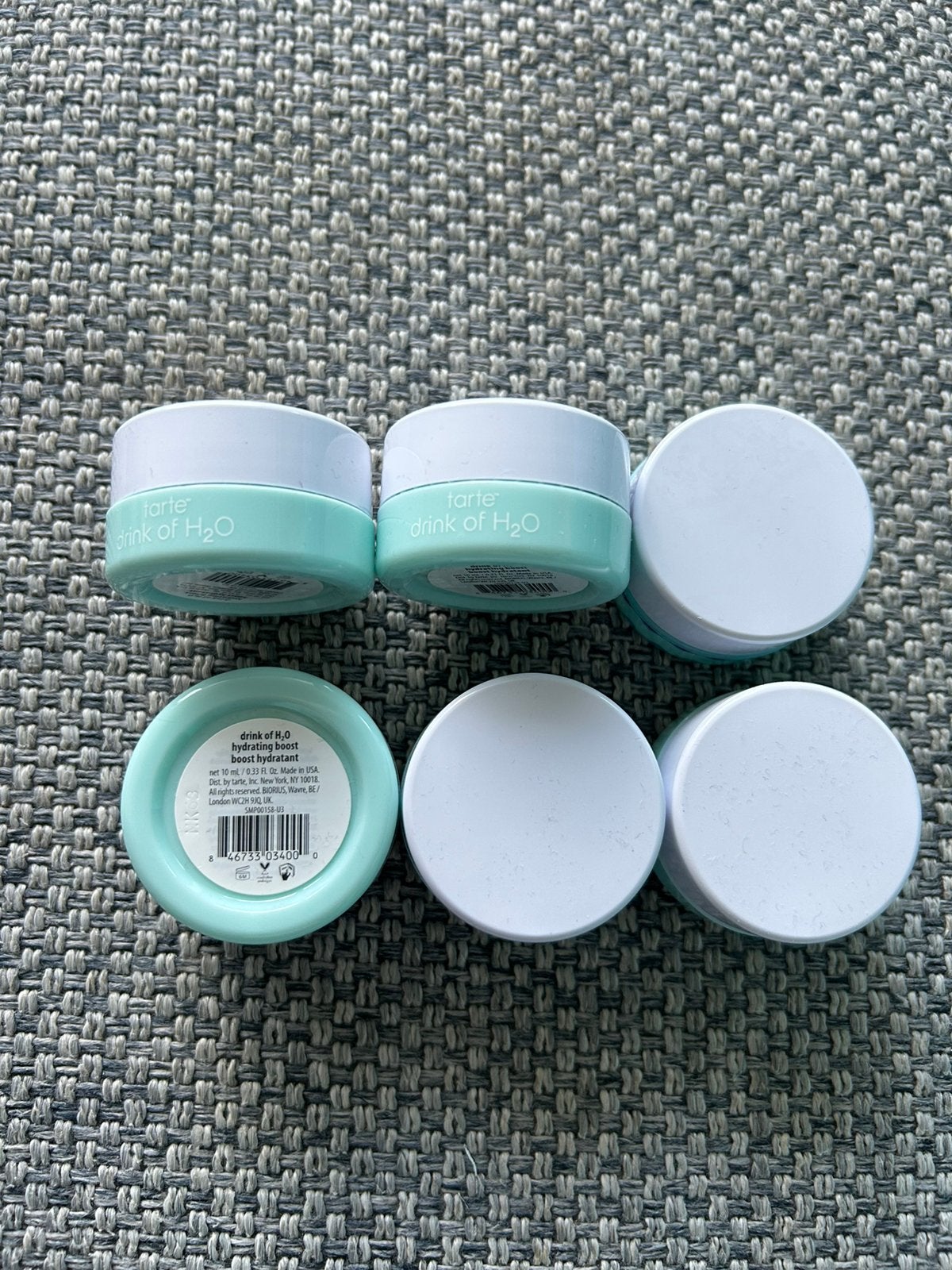 Tarte Drink of H2O Boost Moisturizer-8x 10ml- Nieuw!, Ophalen of Verzenden, Nieuw, Gehele gezicht, Verzorging