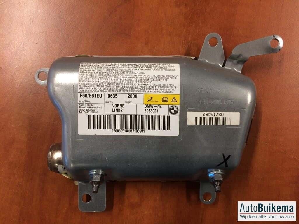 Originele BMW 5 serie Airbag Portier Linksvoor E60 E61, Gebruikt, -, -, Ophalen of Verzenden