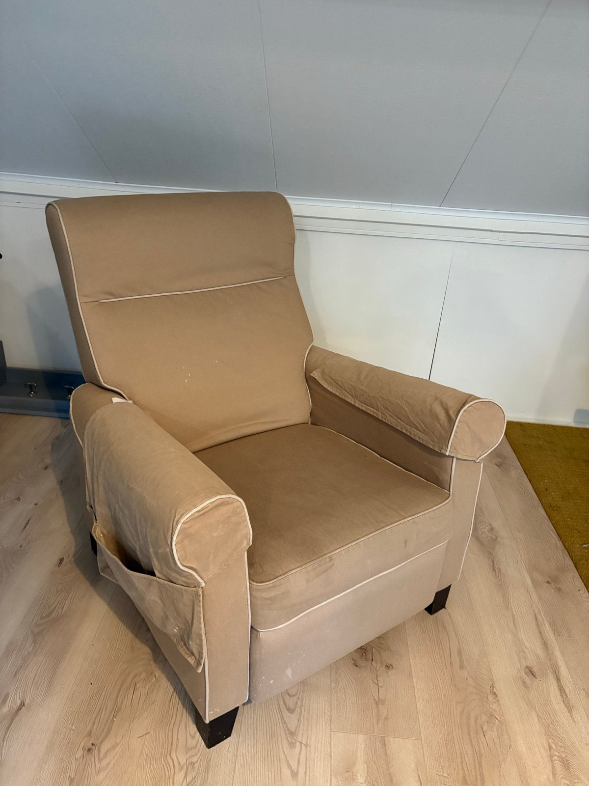 IKEA fauteuil met afneembare en wasbare hoezen, Huis en Inrichting, Ophalen, Gebruikt, Stof, 75 tot 100 cm