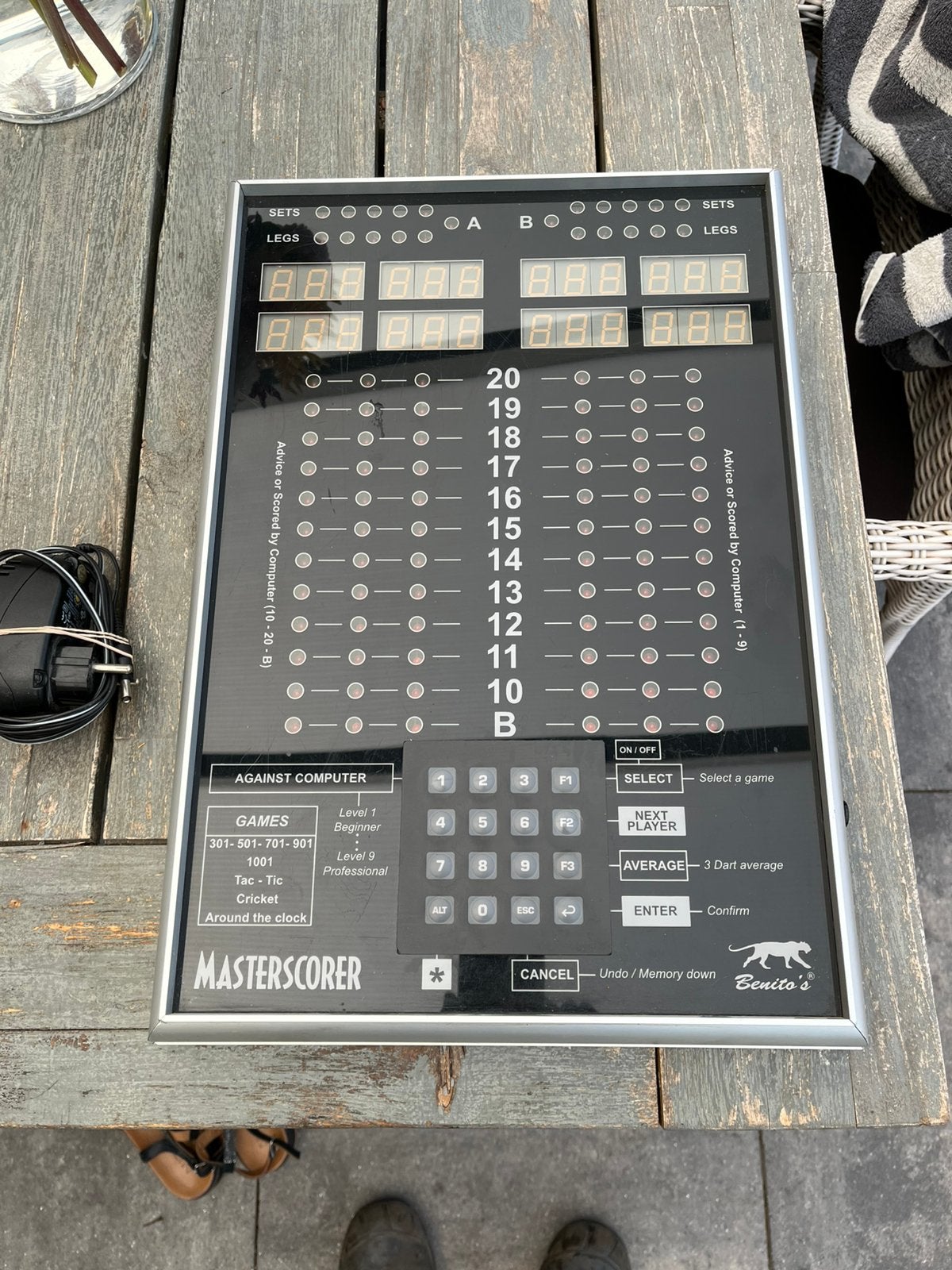 Scorebord darten, Ophalen of Verzenden, Zo goed als nieuw, Dartbord