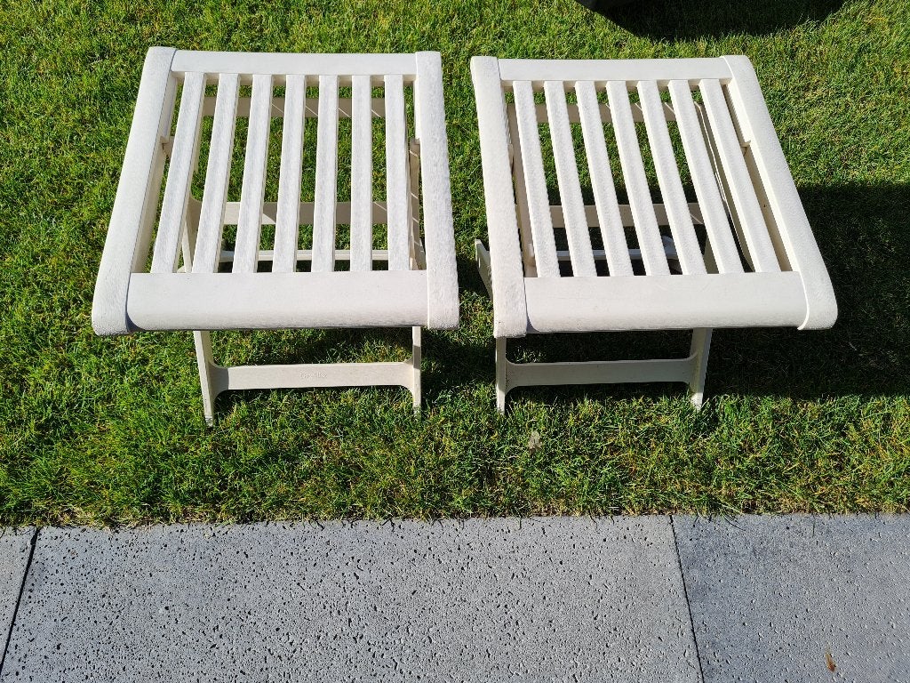 Voetenbankjes Grosfillex, Ophalen, Gebruikt, Kunststof, Inklapbaar