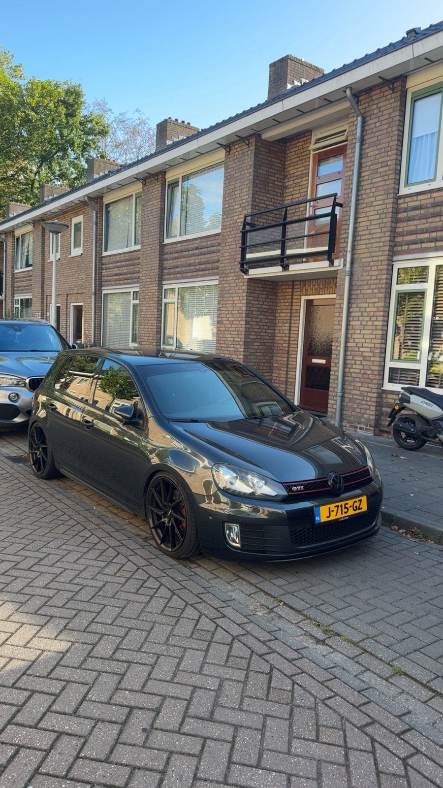 Volkswagen Golf 2.0 GTI 155KW DSG 2012 Grijs (carplay), Auto's, Volkswagen, Euro 5, Zwart, 4 cilinders, Leder en Stof