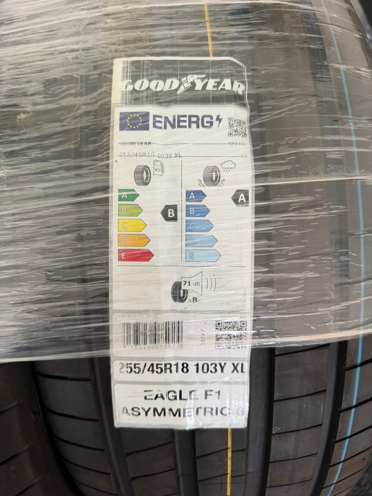 2x Goodyear Eagle F1 Asymmetric 6 255/45 R18 103Y XL – Nieuw, Auto-onderdelen, Banden en Velgen, Ophalen, 18 inch, 255 mm, Nieuw