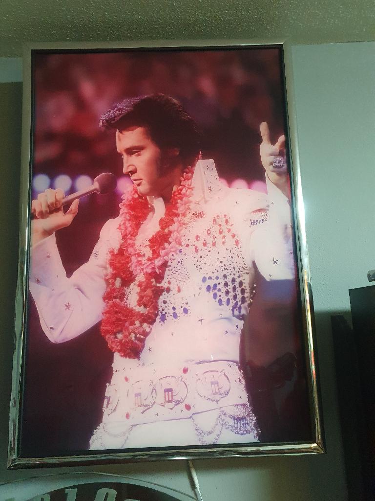 Elvis Presley heeft altijd bij de jukebox gehangen Flexigla, Verzamelen, Automaten | Jukeboxen, Ophalen, Zo goed als nieuw, 1970 tot heden