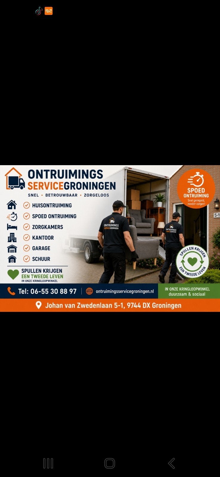 ontruimingsservicegroningen, Ophalen, Ontruimingsservicegroningen, Bezemschoon, Kringloop eem struunn