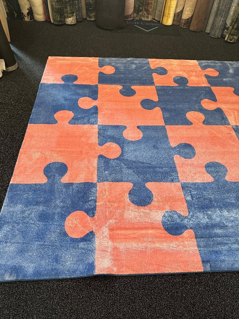 Vloerkleed-M2-Puzzel-Soft Yarn- 266 cm x 266 cm, M2, Hasselt, Ophalen of Verzenden, 200 cm of meer