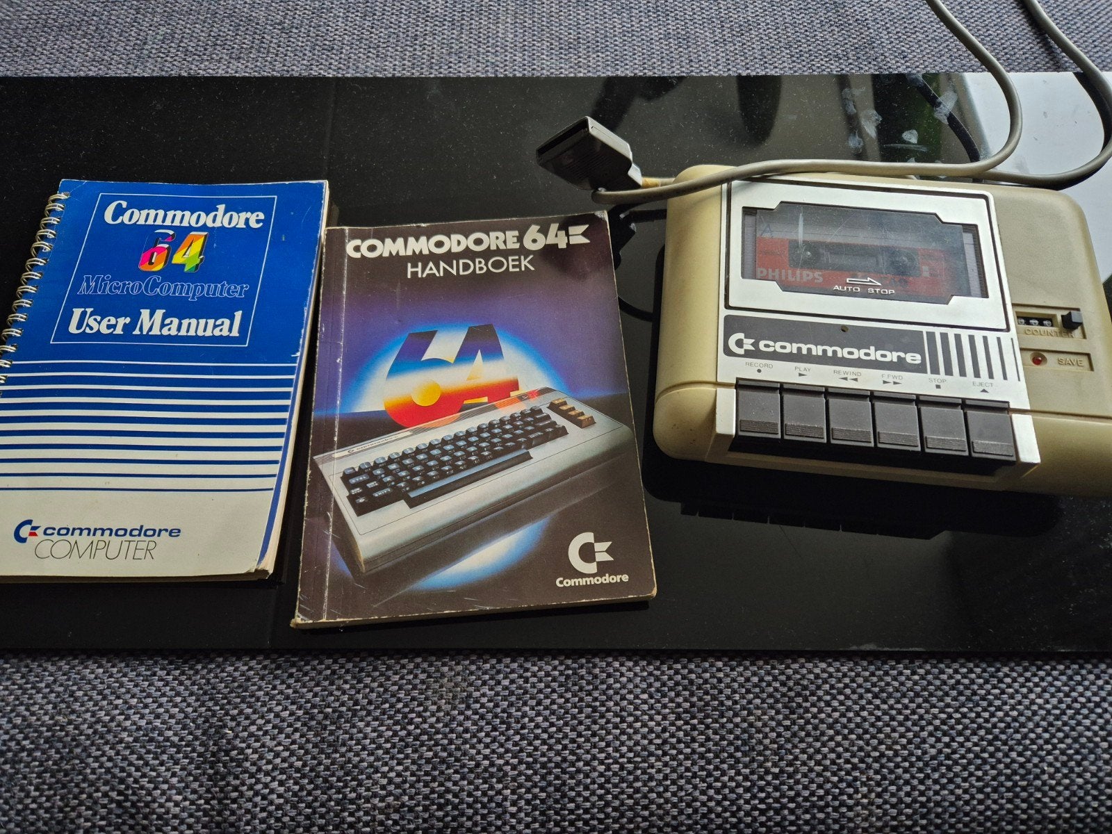 Commodore 64 accessoires: Datasette en handleidingen, Computers en Software, Ophalen of Verzenden, Commodore
