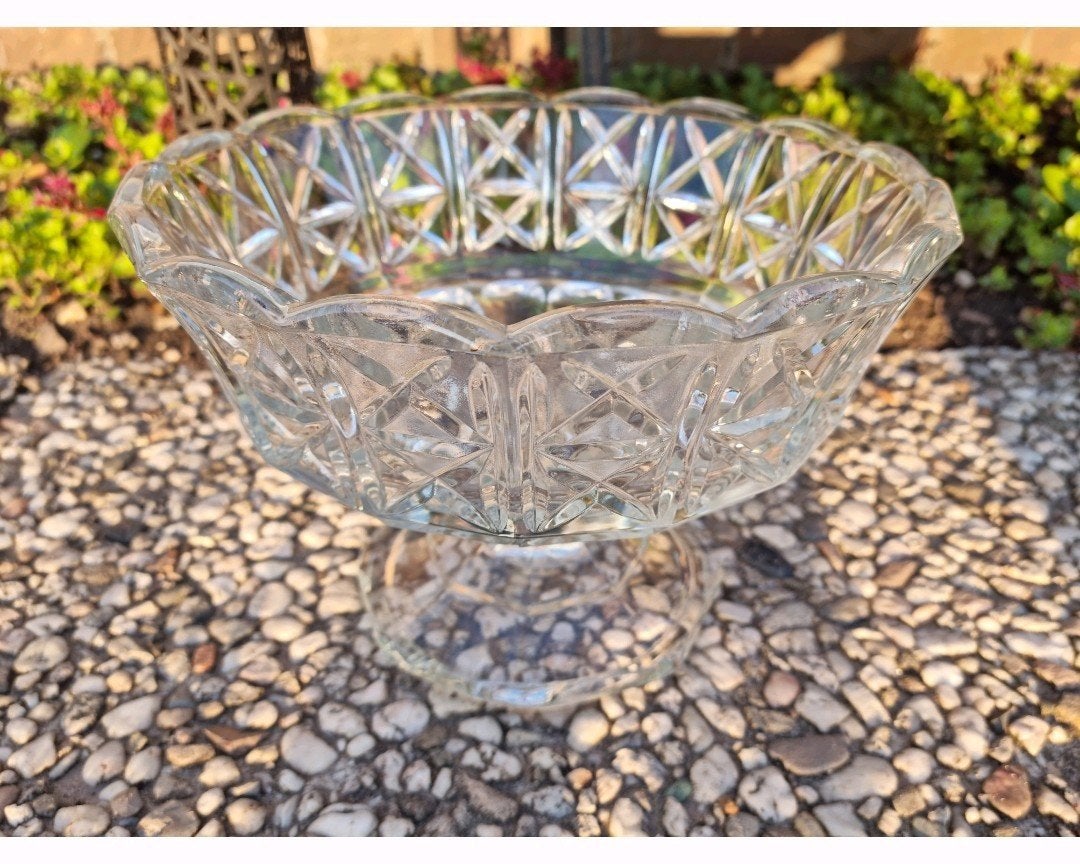 2 x fantastische kristal glazen schalen, Antiek en Kunst, Antiek | Glas en Kristal, Ophalen of Verzenden