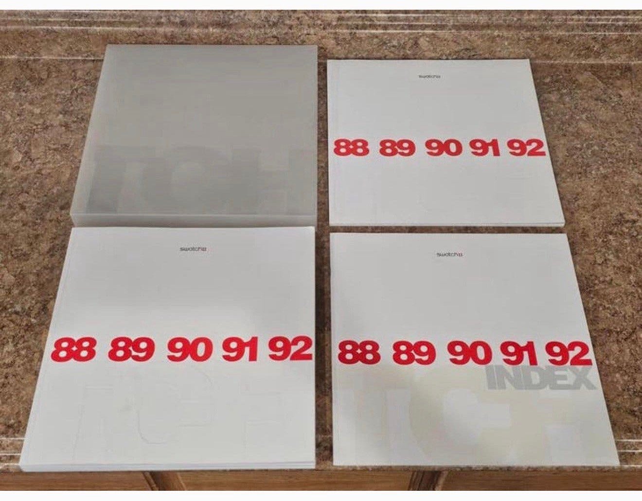 Swatch 1983-1992 Catalogus index & never ending story + hoes, Ophalen of Verzenden, Zo goed als nieuw, Catalogus