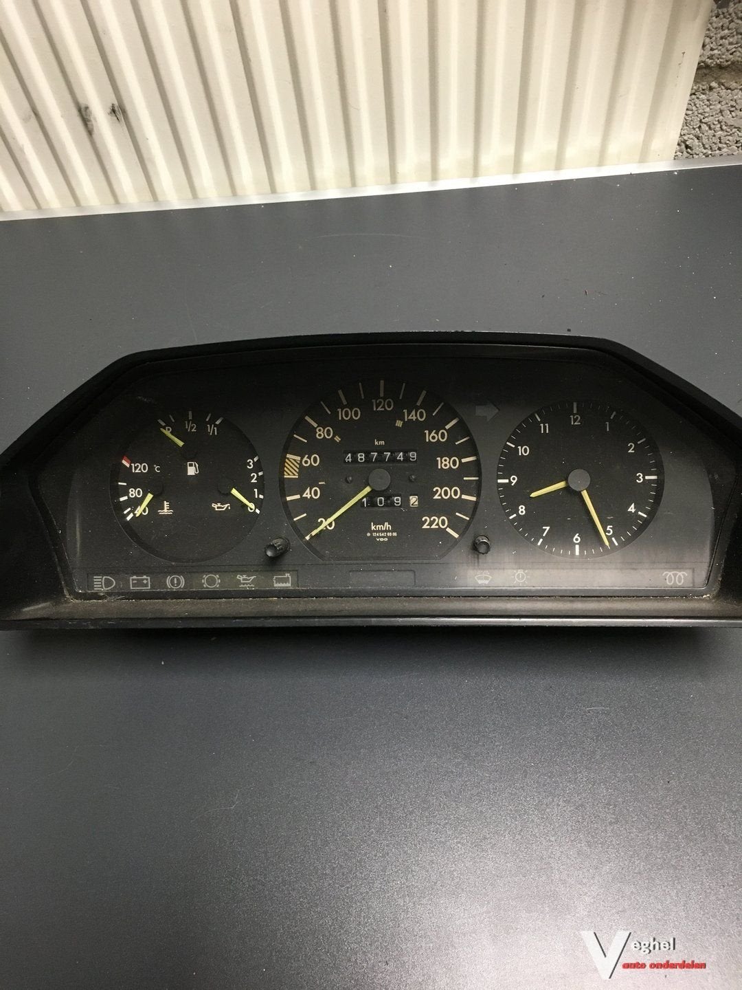 Mercedes W124 1986     3.0 Diesel   124 542 6806   Km Teller, Gebruikt, -, -, Ophalen of Verzenden