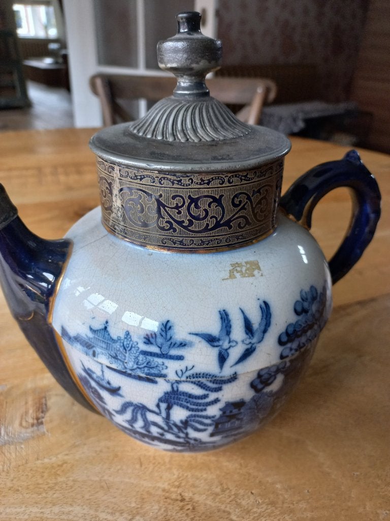 Antieke theepot doulton burslem, Antiek en Kunst, Ophalen