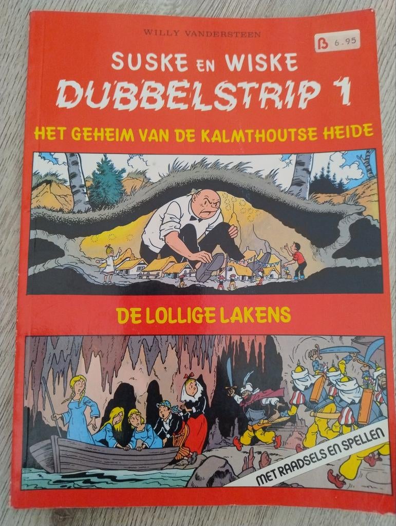Suske en Wiske Dubbelstrip 1: Het Geheim van de Kalmthoutse, Boeken, Stripboeken, Eén stripboek, Ophalen of Verzenden, Gelezen