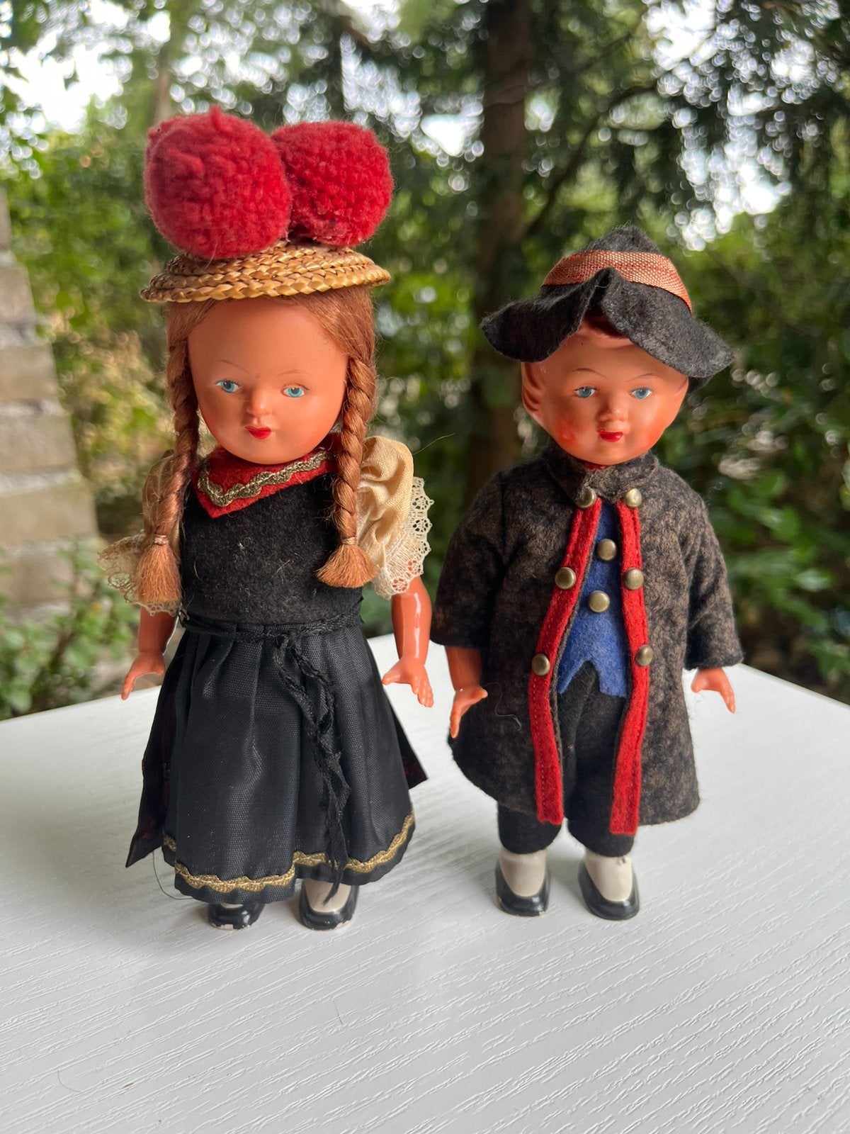 Vintage Duitse Klederdrachtpoppen (Zwarte Woud), Verzamelen, Ophalen of Verzenden, Gebruikt, Pop