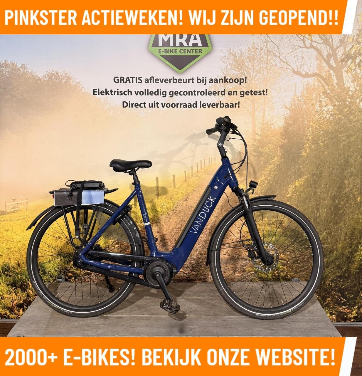 Van Dijck Ceto Elektrische fiets met Bafang midden motor!, 55 tot 59 cm, Overige merken