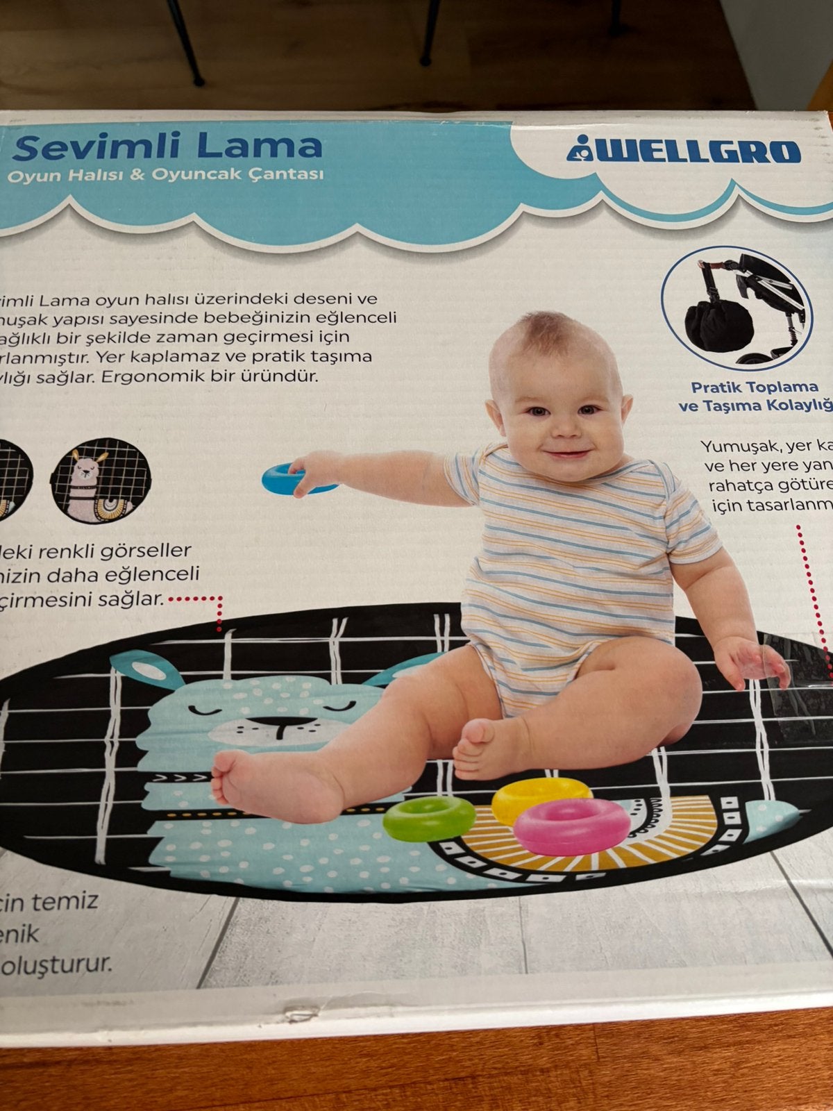 Nieuw baby speelkleed Wellgro, Ophalen of Verzenden, Nieuw