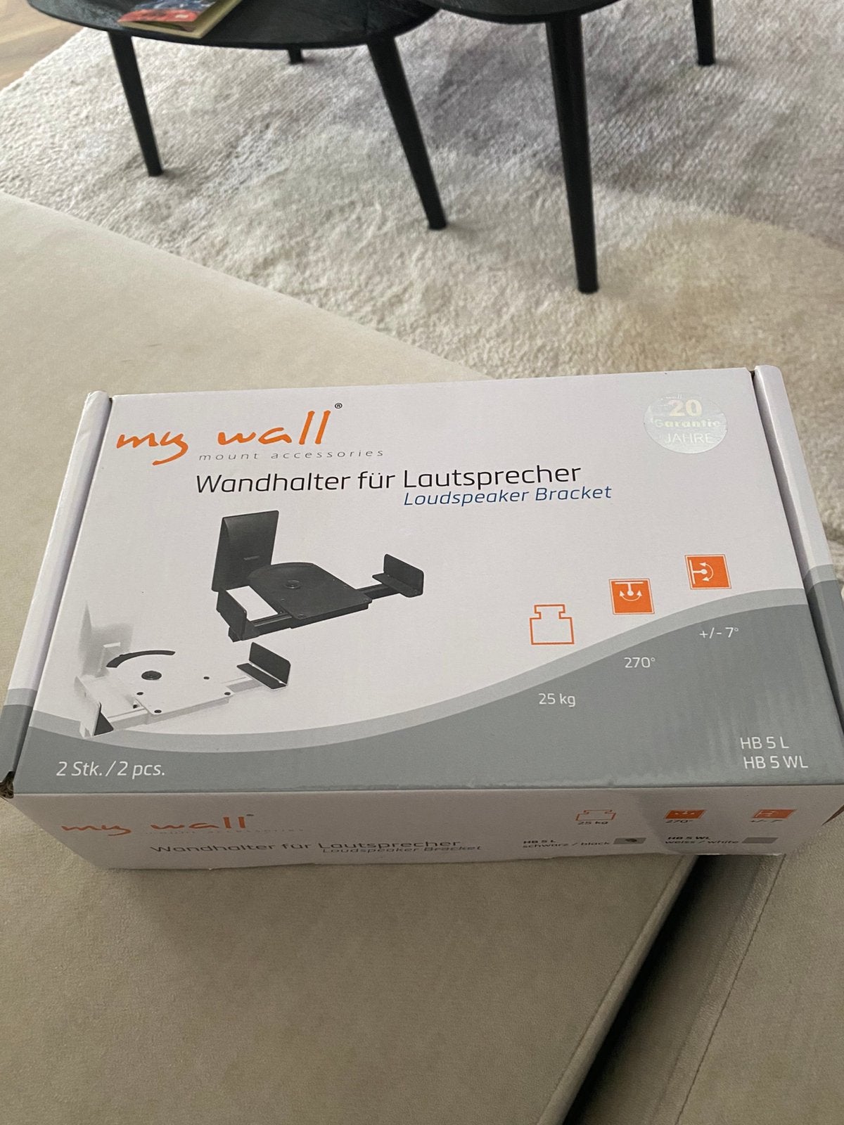 My Wall standaard voor luidsprekers (2 stuks), Ophalen of Verzenden, Nieuw, Overige typen, Overige merken
