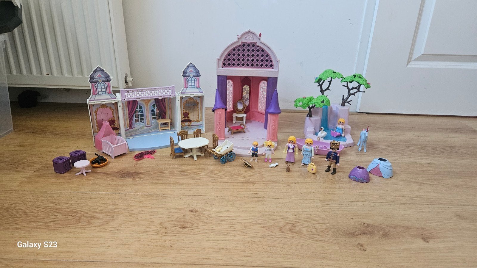 Grote Playmobil prinsessenverzameling – paleis, eenhoorn, sp, Ophalen of Verzenden, Gebruikt